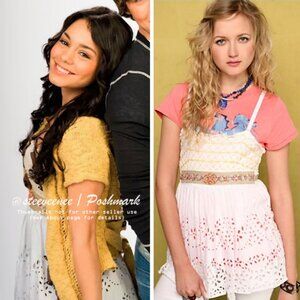 Rare Free People Luau Eyelet Top in White ASO Gabriella Montez